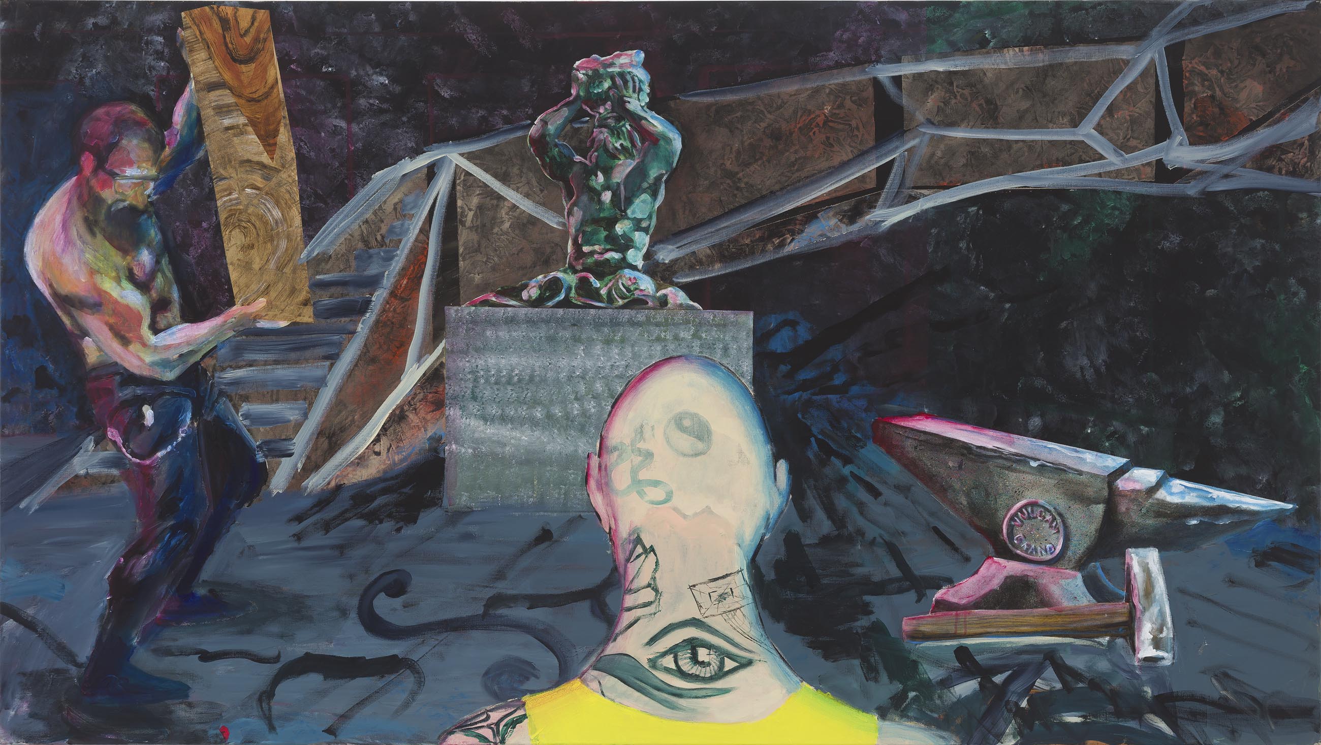 Rave Paintings – Vulcano Grand, Bernhard Holaschke