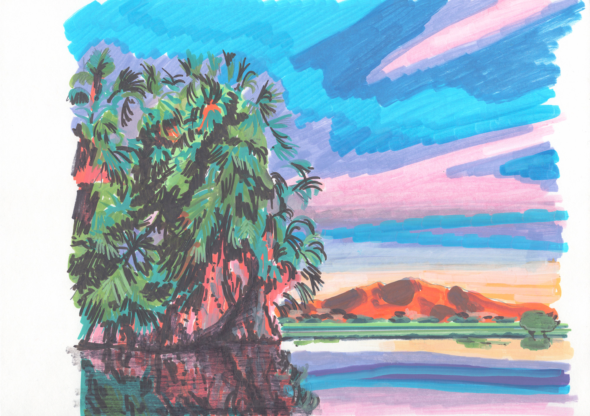 drawing paper Bernhard Holaschke